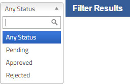 Filter Comments by Status